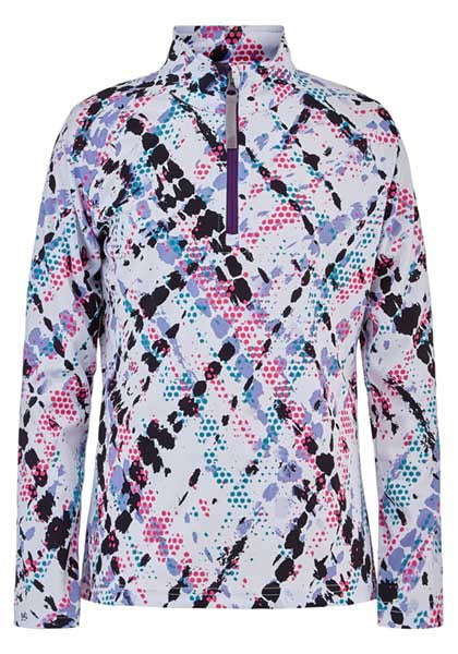 SPYDER GIRLS SURFACE 1/4 ZIP T NECK