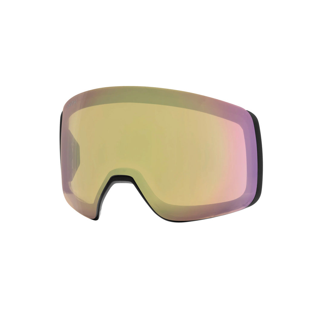 SMITH 4D MAG LOW BRIDGE - BLK CHROMAPOP EVERYDAY RED + STORM YELLOW FLASH