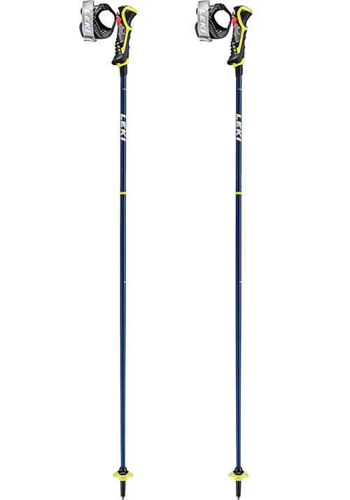 LEKI CARBON 14 3D TRIGGER POLES - BLUE-BLK-YELLOW
