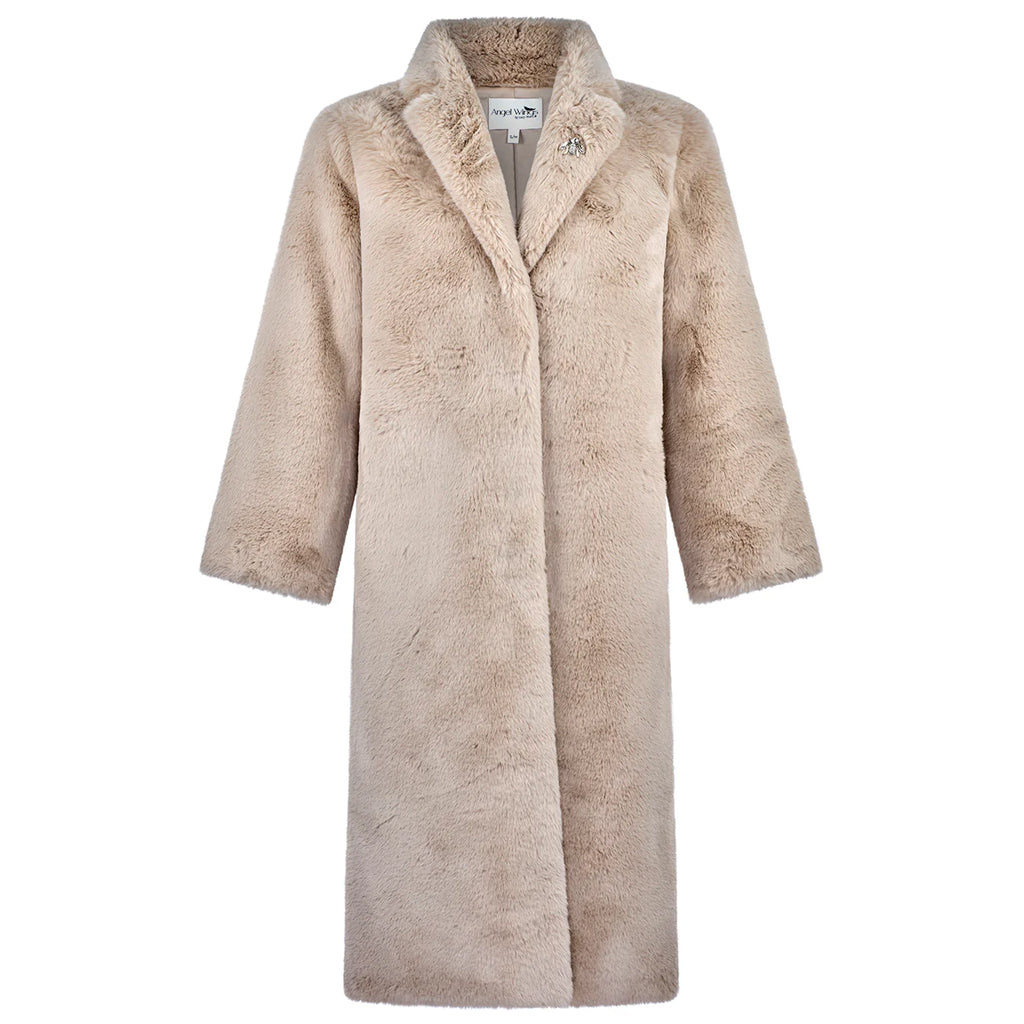 ANGEL WINGS AJAX BEE FUR JKT - BEIGE