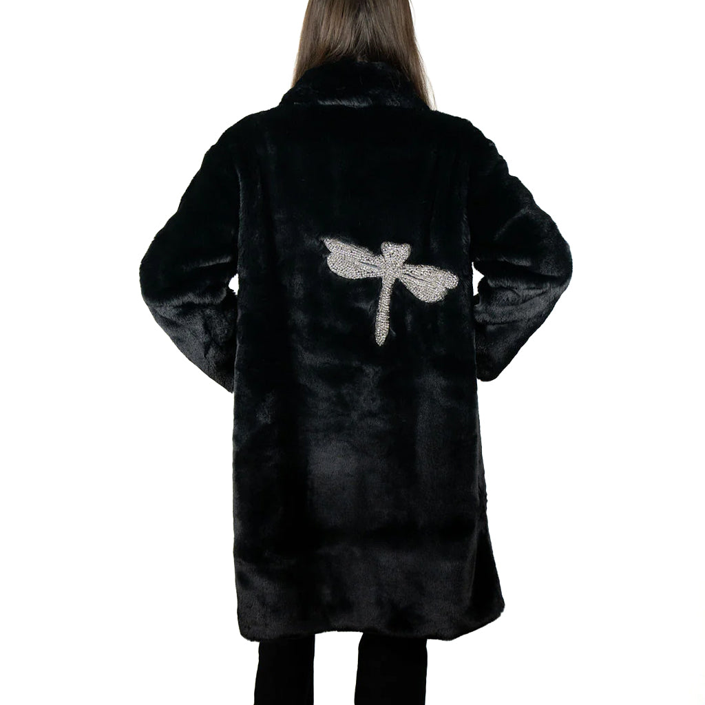 ANGEL WINGS MR GREY DRAGON FLY JKT - BLACK