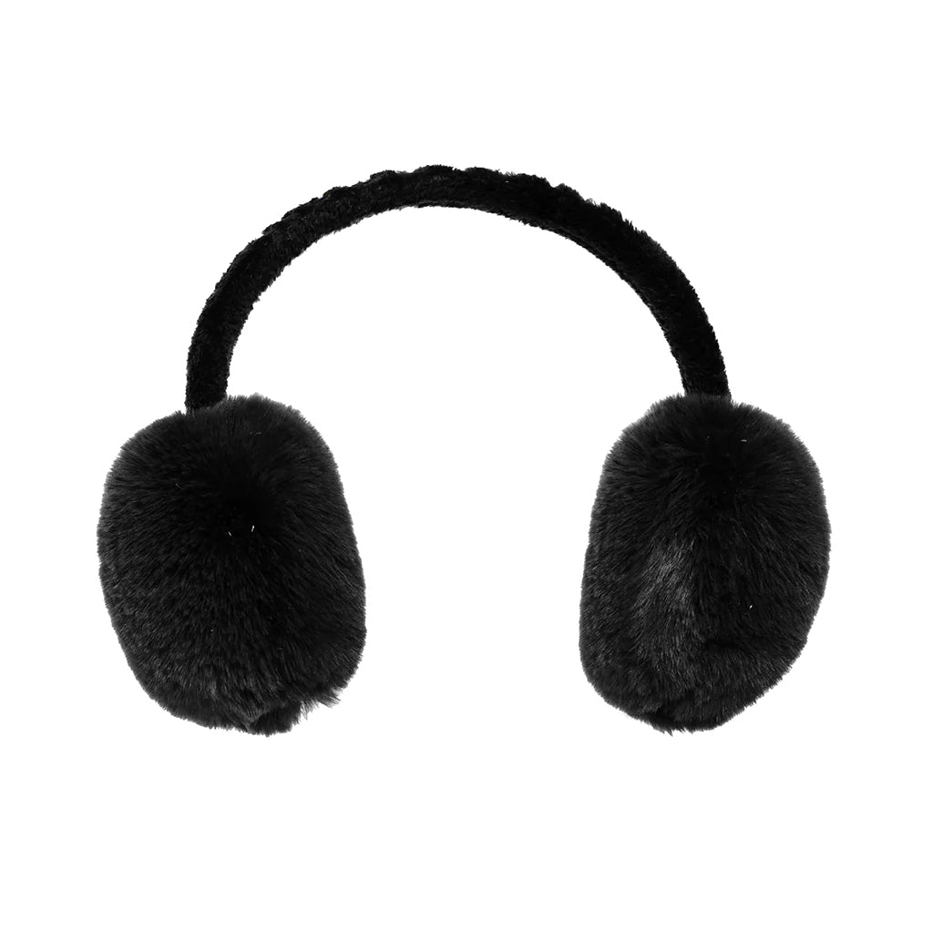 GOLDBERGH FLUFFY EARWARMERS - BLACK