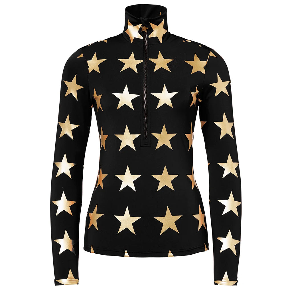 GOLDBERGH LUNARIA SKI PULLY - BLACK/GOLD