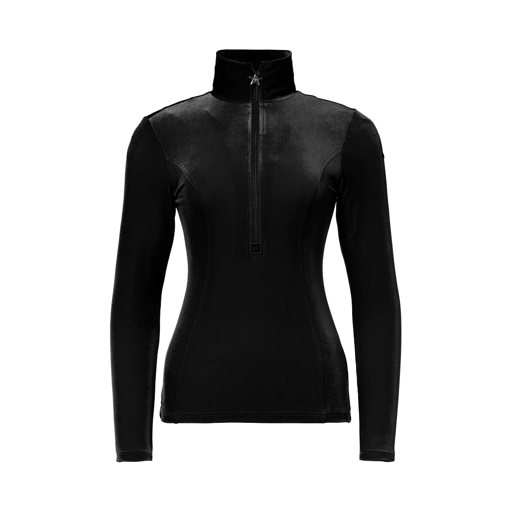 GOLDBERGH RADIENT VELOUR SKI PULLY - BLACK