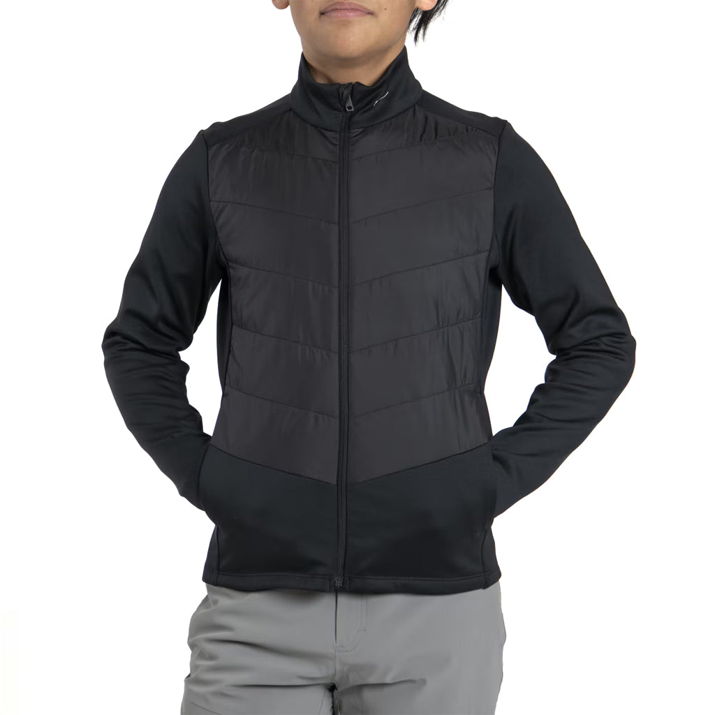 KJUS JNR CHASE MIDLAYER JACKET - BLACK