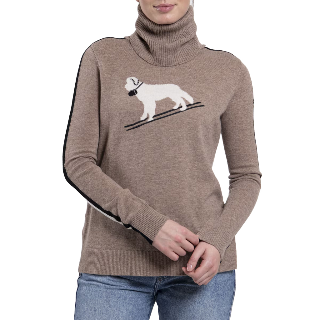 KJUS WS SNOW SWEATER - WILLOW/BLACK