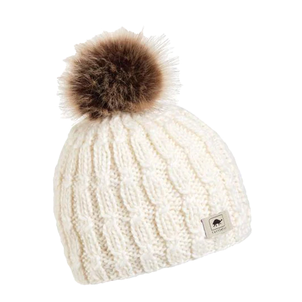 TURTLE FUR MERINO WOOL BEANIE FIFI