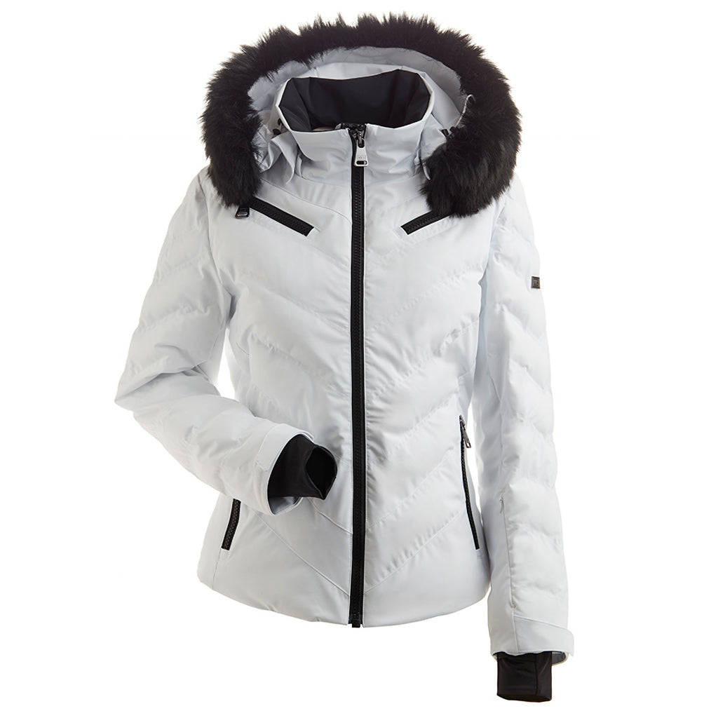 NILS NORTHSTAR FAUX FUR JACKET - WHITE