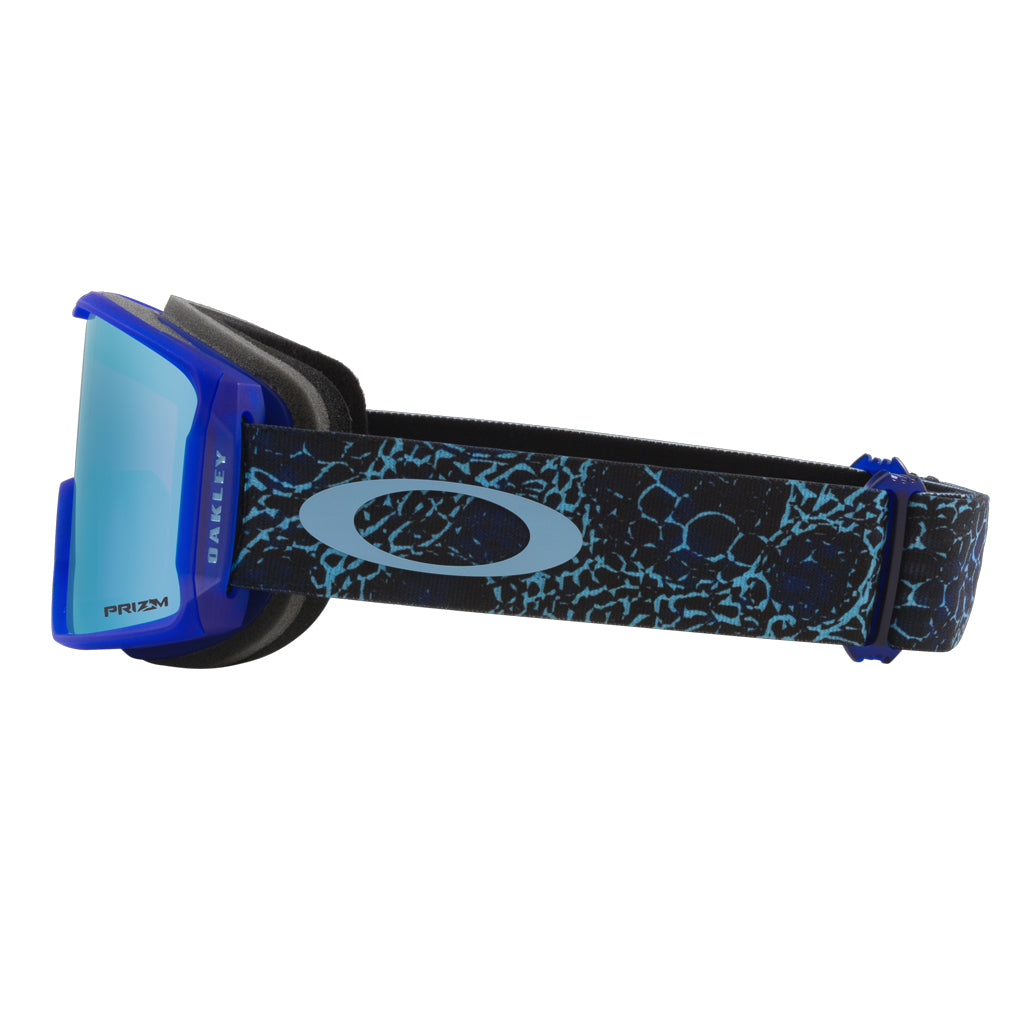 OAKLEY LINE MINER M CRYSTAL BLUE CELL w PRIZM SAPPHIRE