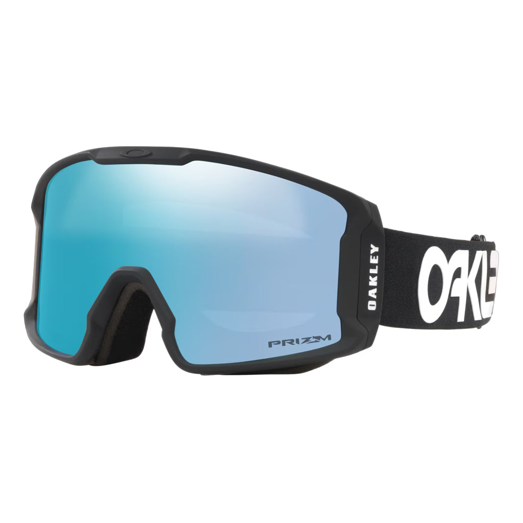OAKLEY LINE MINER M FACTORY PILOT BLACK w PRIZM SAPPHIRE PRIZM SAPPHIRE