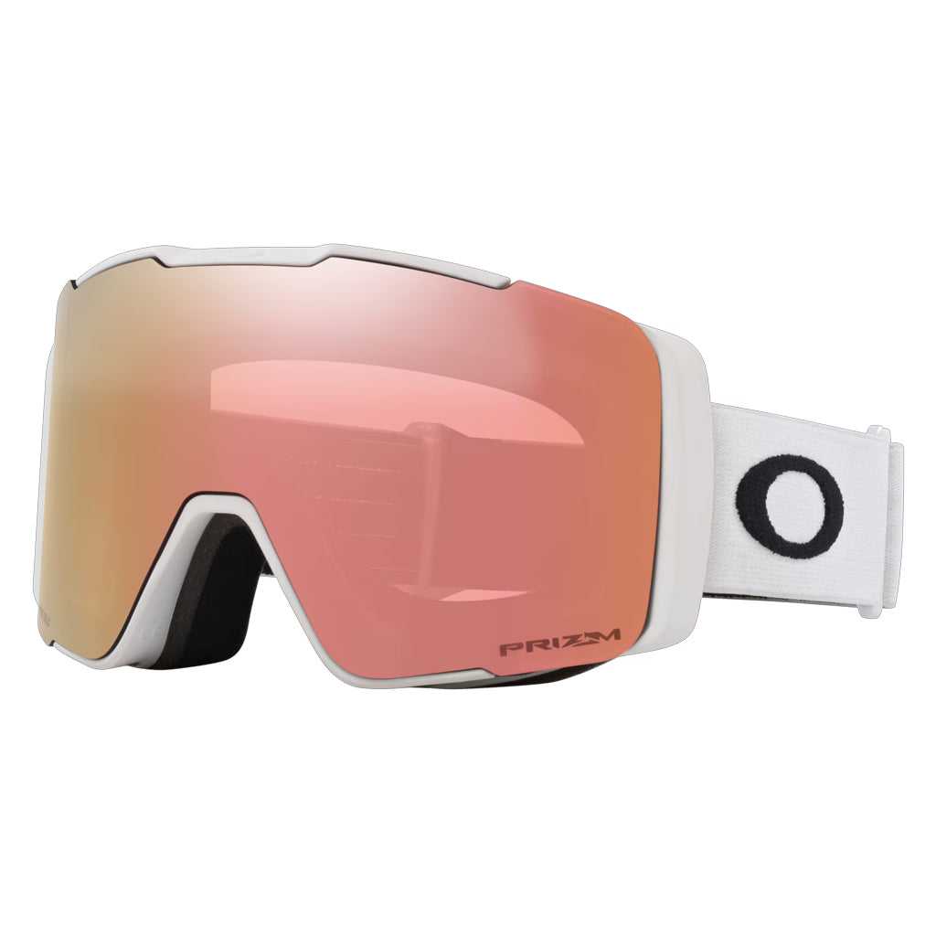 OAKLEY LINE MINER PRO M MATTE WHITE w PRIZM ROSE GOLD + SAPPHIRE
