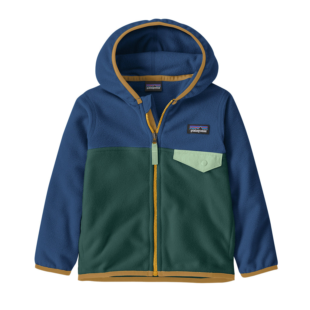 PATAGONIA BABY MICRO D SNAP-T JKT - CASCADE GREEN