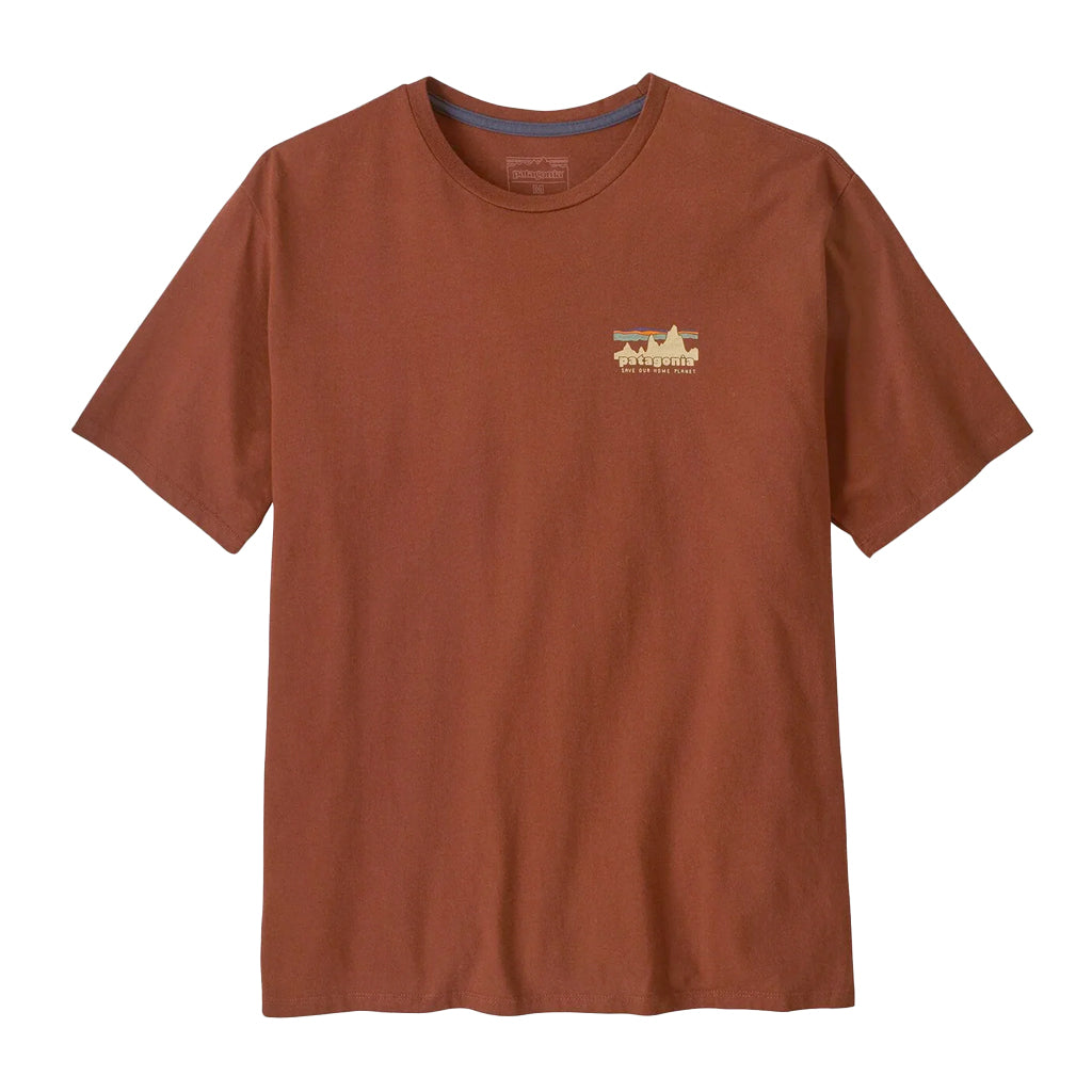 PATAGONIA MS 73 SKYLINE ORGANIC TEE - DRIED VANILLA