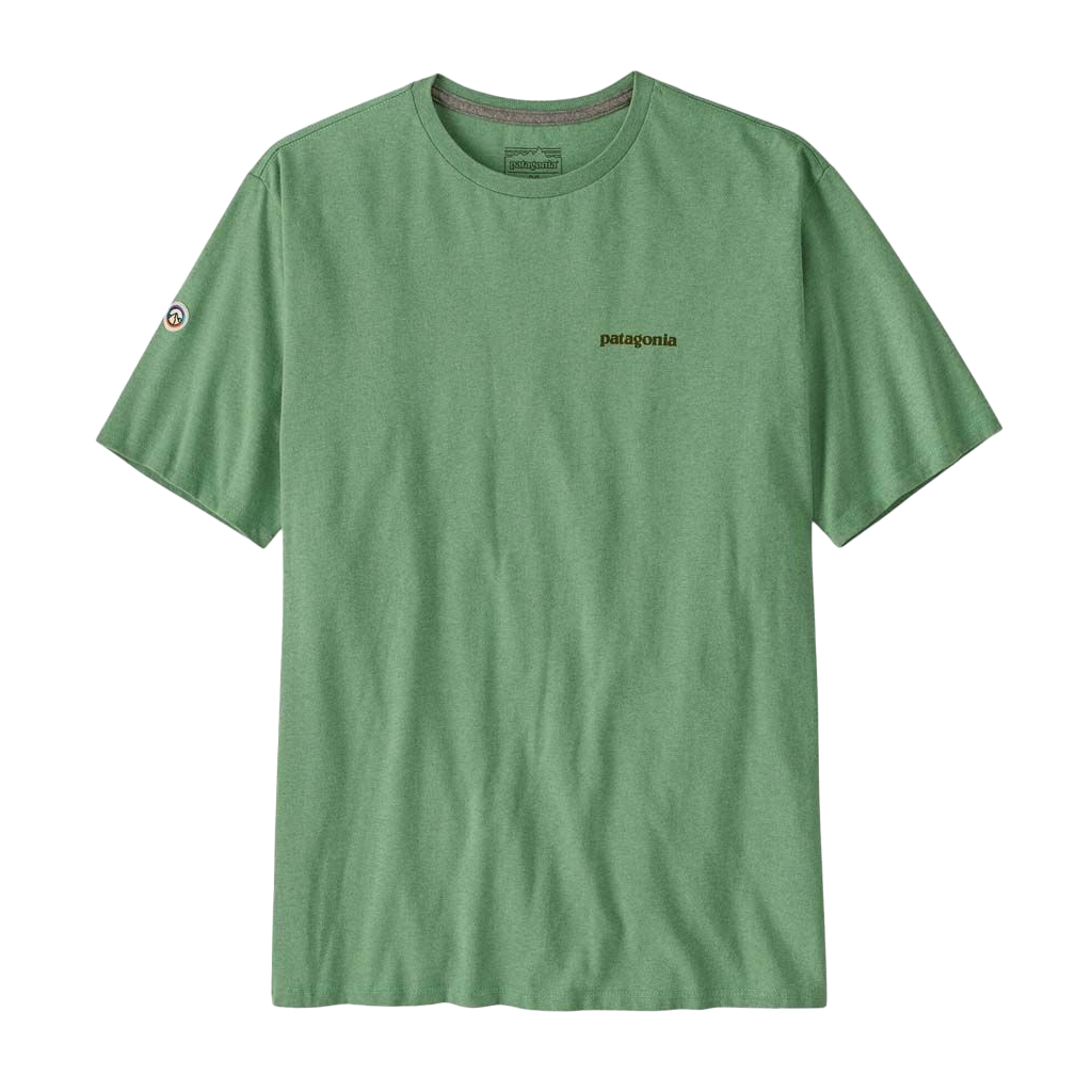 PATAGONIA MS FITZ ROY ICON TEE- ELLWOOD GREEN