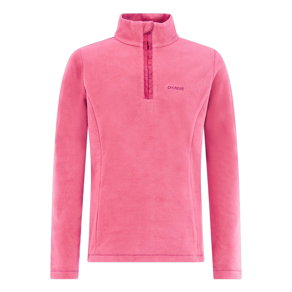 PROTEST JNR REMUTEY 1/4 ZIP TOP - FOXY PINK