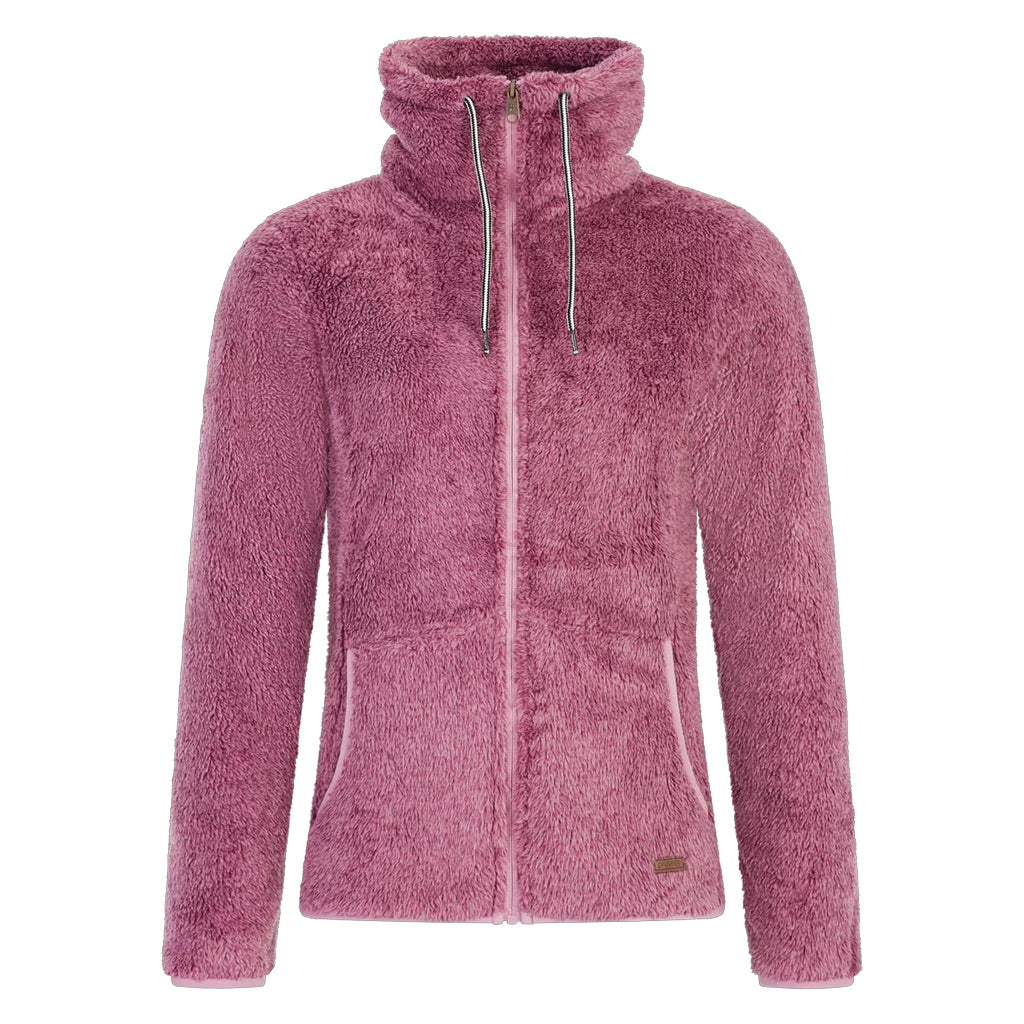 PROTEST WMS RIRI FULL ZIP FLEECE - VINTAGE PINK