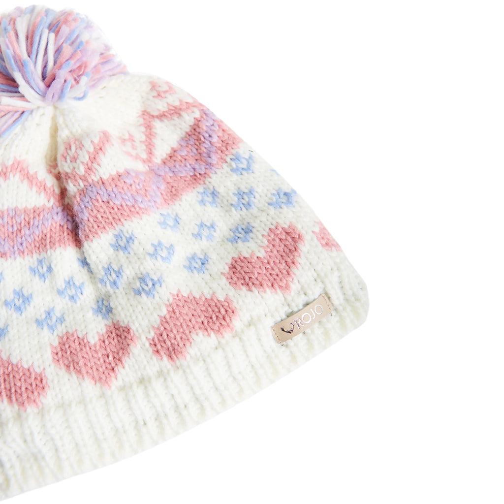 ROJO HAPPY HEARTS BEANIE