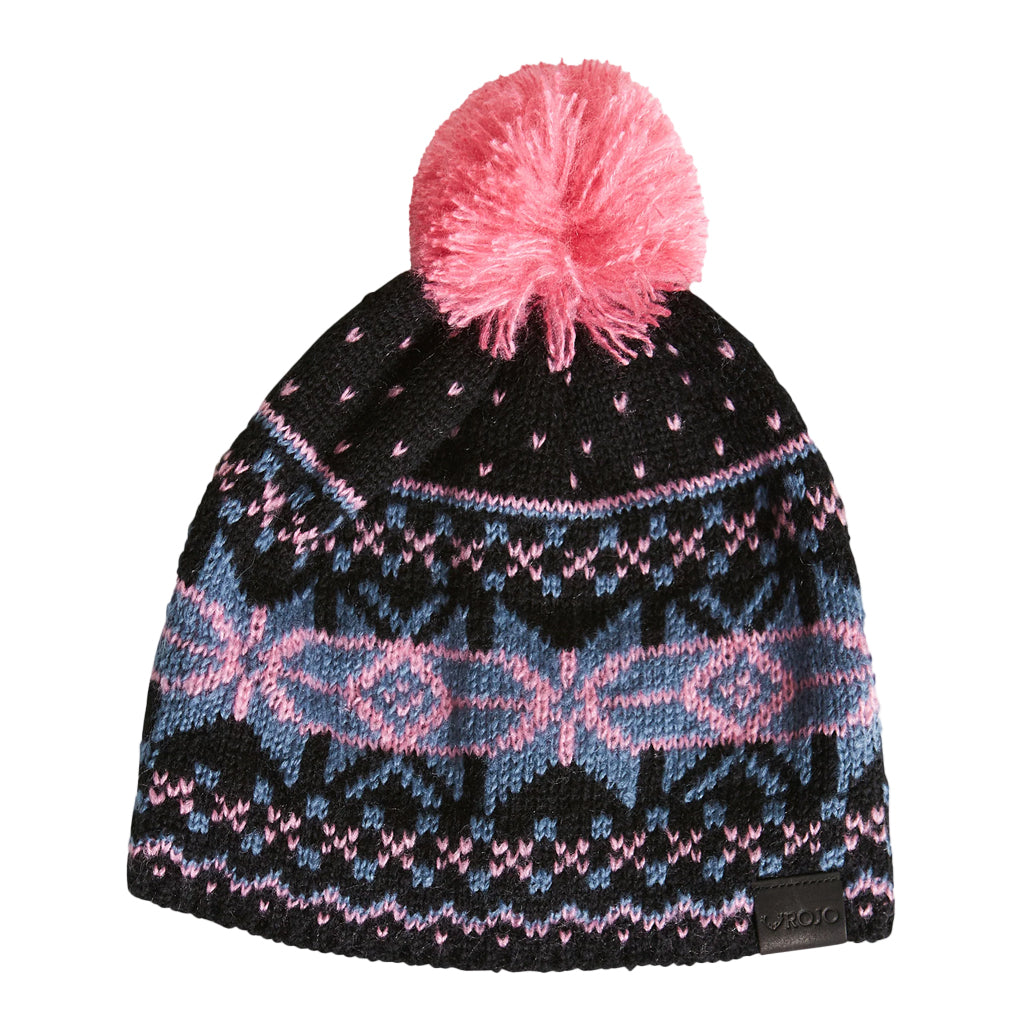 ROJO SNOWFALL BEANIE TRUE BLACK