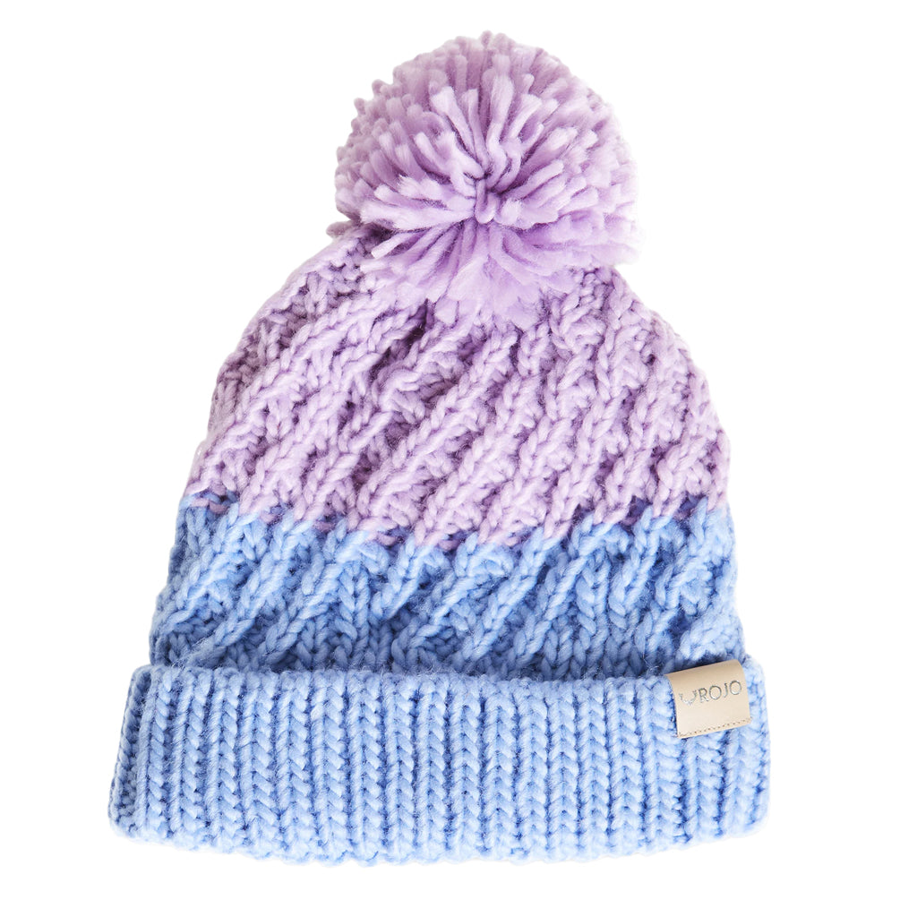 ROJO TEXTURED POM POM BEANIE