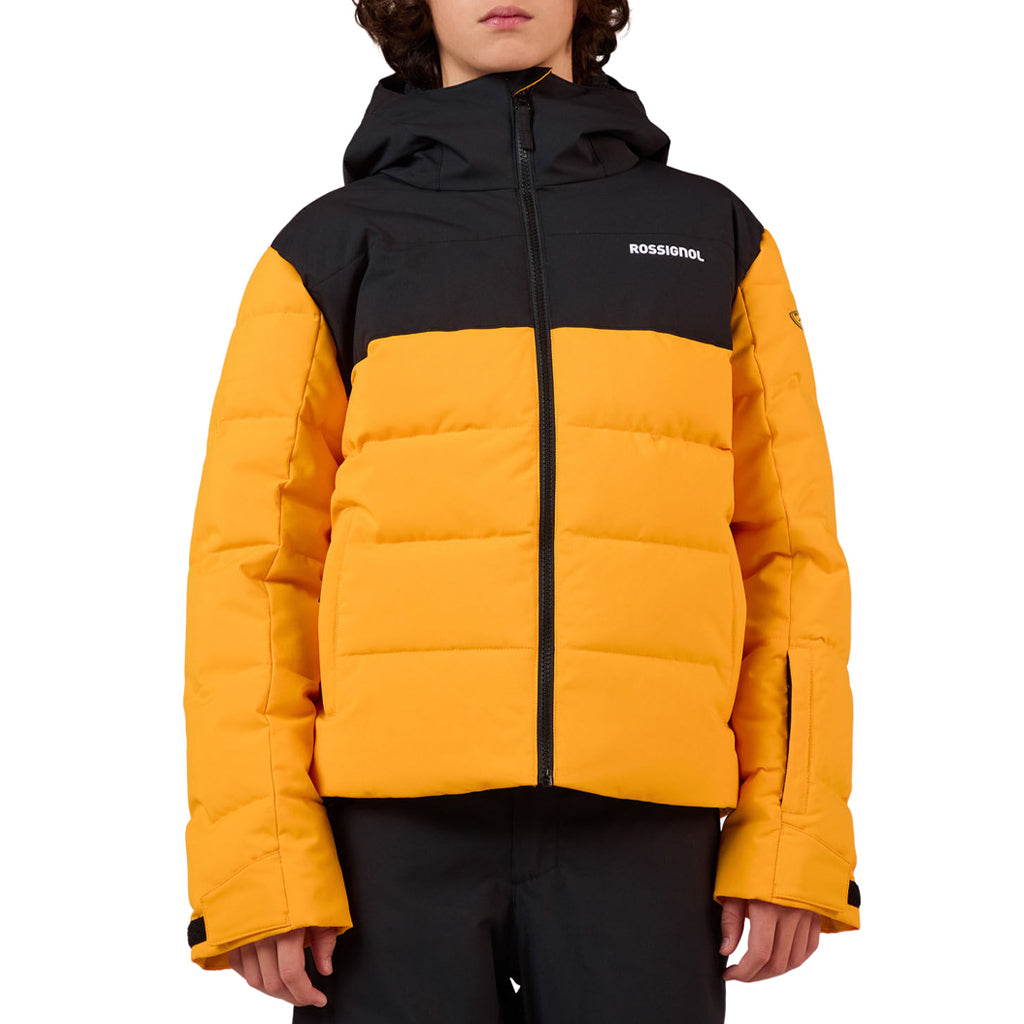 ROSSIGNOL JNR SIZ QUILTED JACKET- SAFFRON