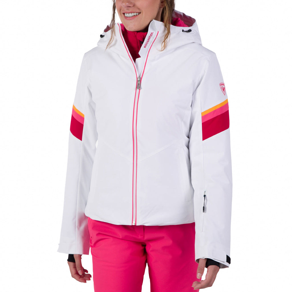 ROSSIGNOL WS STRAWPILE JACKET - WHITE