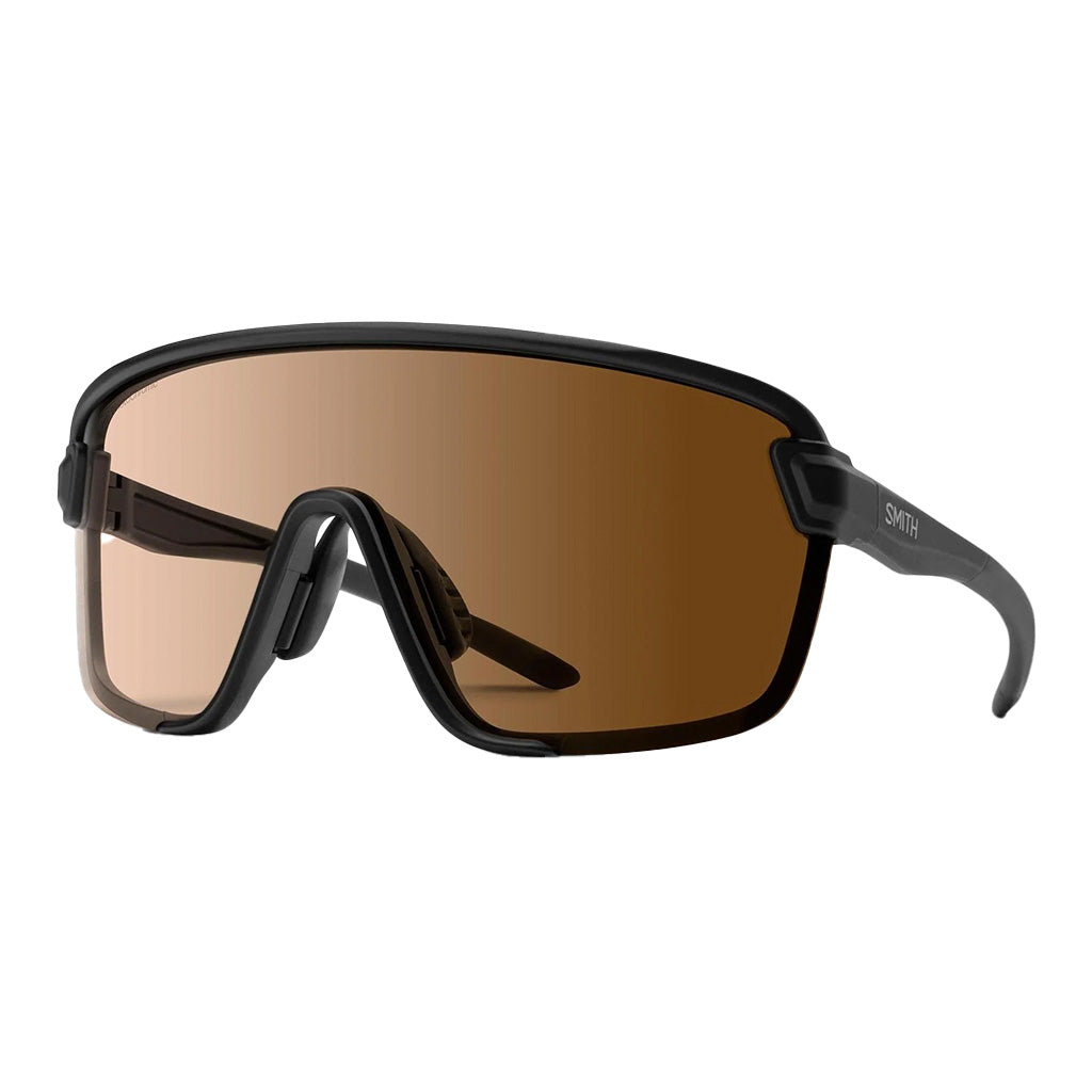 SMITH BOBCAT MATTE BLACK w CHROMAPOP PHOTOCHROMIC BROWN
