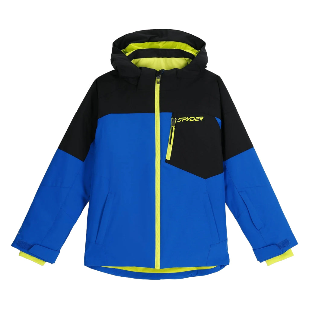 SPYDER BOYS LEADER JACKET - COBALT