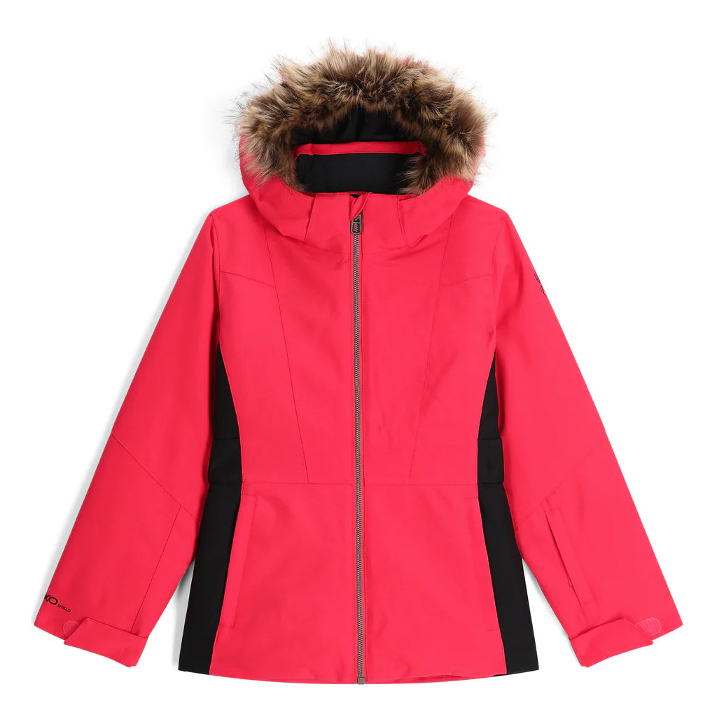 SPYDER GIRLS LOLA JACKET - PRISM PINK