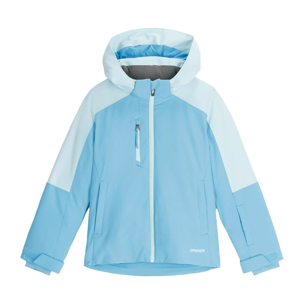 SPYDER YOUTH MILA JACKET - CYAN BLUE