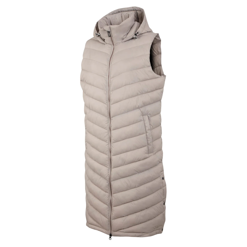 SUNICE WS ERICA LONG HOODED VEST - ATMOSPHERE