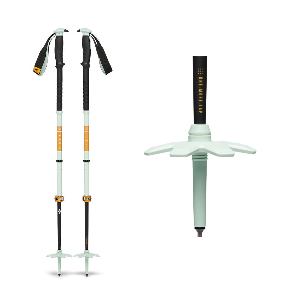 BLACK DIAMOND TRAVERSE PRO POLES 140CM FOAM GREEN
