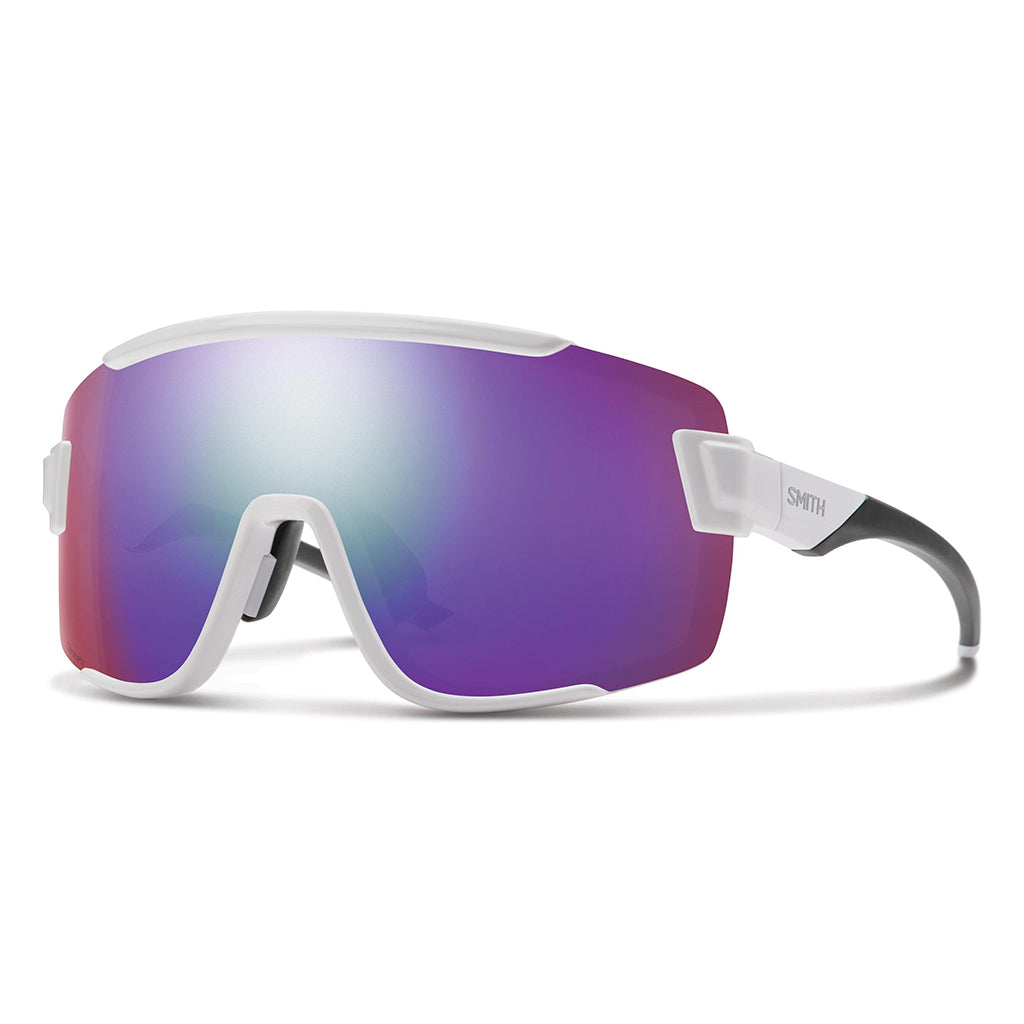 SMITH WILDCAT SUNGLASSES WHITE w CHROMAPOP VIOLET
