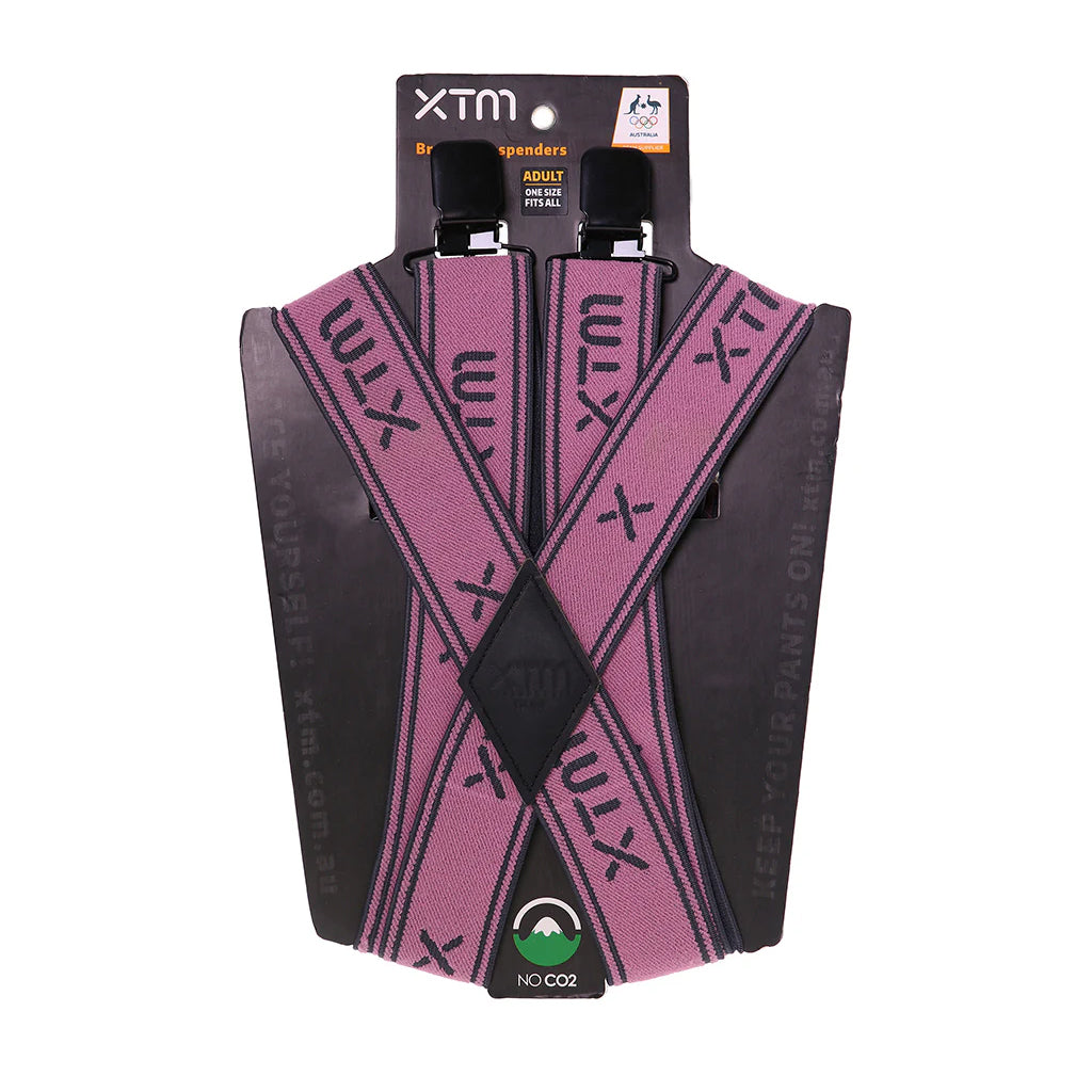 XTM SUSPENDER BRACES ADULT BLUSH