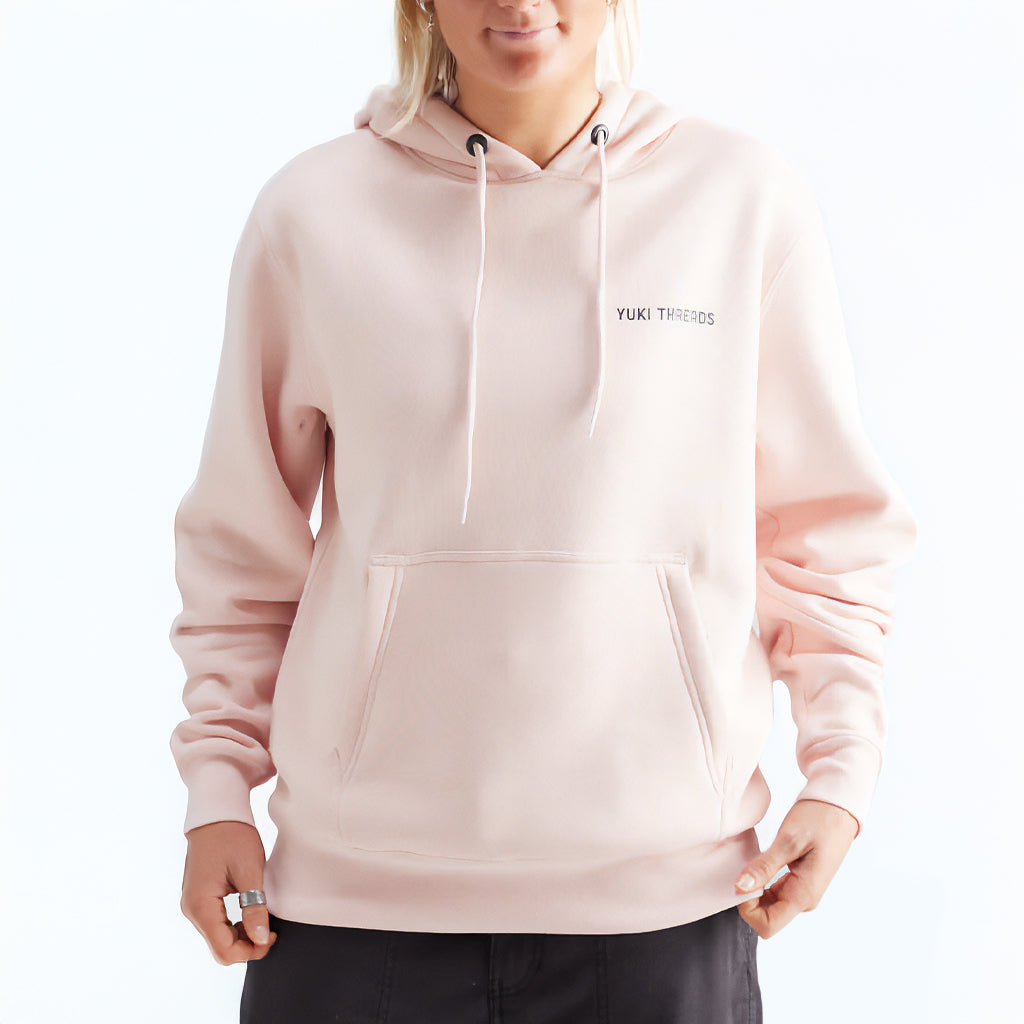 YUKI THREADS WATTLE HOODIE CHALK PINK
