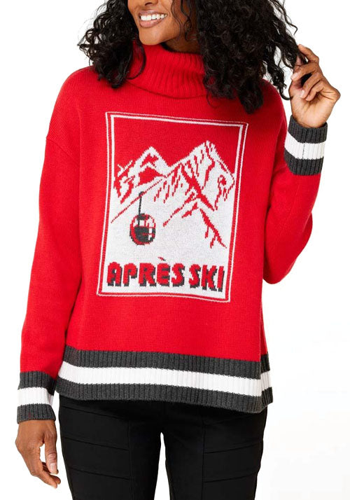 KRIMSON KLOVER ALTITUDE TURTLENECK - RACING RED