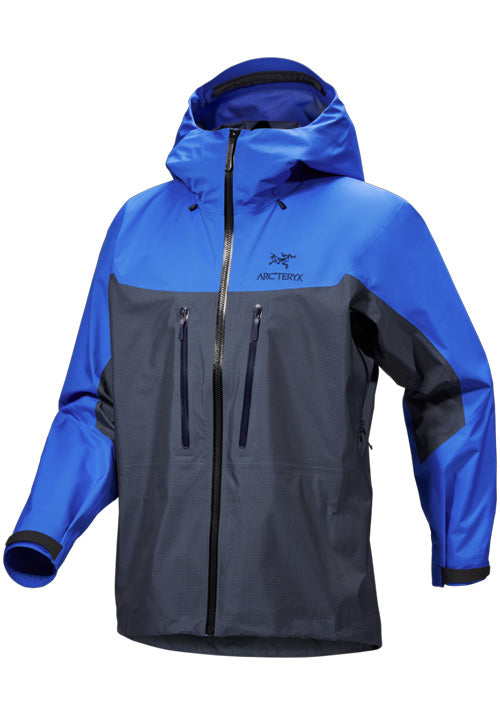 ARCTERYX MS ALPHA JACKET - VITALITY / BLACK SAPPHIRE