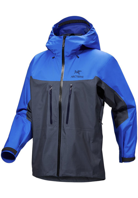 ARCTERYX MS ALPHA JACKET - VITALITY / BLACK SAPPHIRE