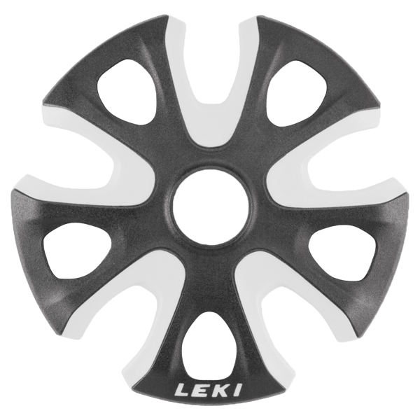 LEKI BIG MOUNTAIN BASKET 95MM 2K - WHITE BLACK