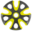 LEKI BIG MOUNTAIN BASKET 95MM 2K - NEON YELLOW BLACK