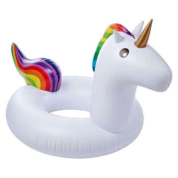 BLING UNICORN INFLATABLE RING