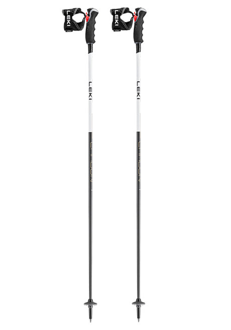 LEKI CARBON 14 3D TRIGGER W POLES - CAR-WHT-GLD
