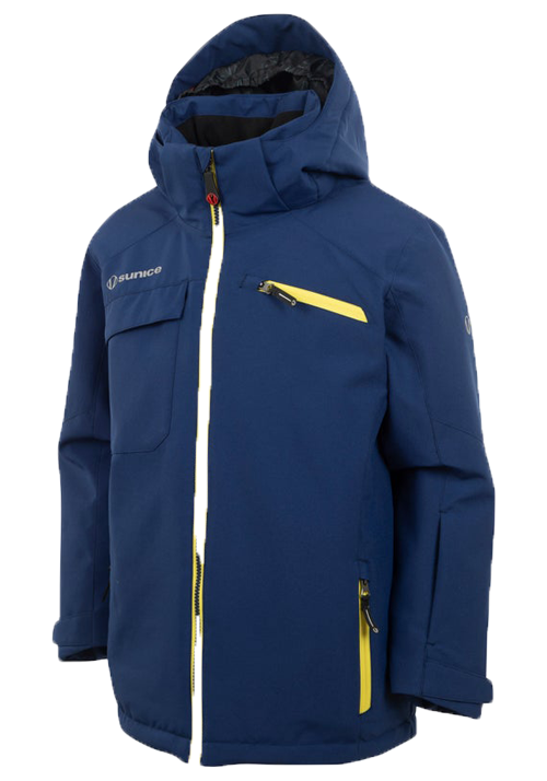 SUNICE BOYS CHRISTIAN JACKET - DEEP BLUE / YELLOW