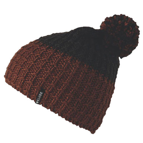 ELUDE CHUNKY BEANIE DEEP MAHOGANY