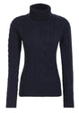 ALPS & METERS WS CLASSIC CABLE KNIT - NAVY
