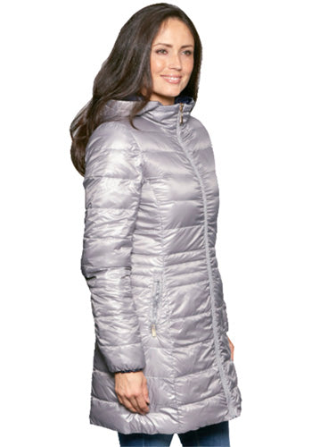 SABENA 3/4 DOWN REVERSIBLE COAT