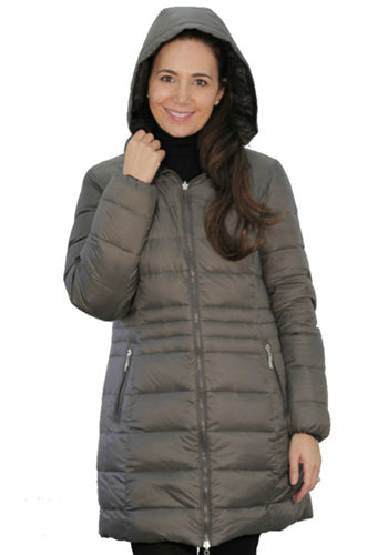 SABENA 3/4 DOWN REVERSIBLE COAT