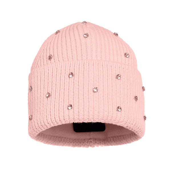 GOLDBERGH DREAM BEANIE WITH STRASS CRYSTALS