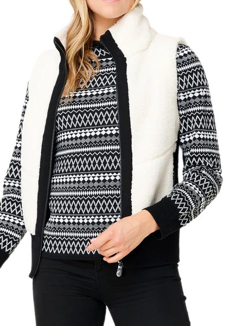 KRIMSON KLOVER EMBER VEST - NATURAL/BLACK