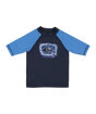 QUIKSILVER BUBBLE TROUBLE SS BOYS RASHIE - NAVY BLAZER