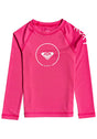 ROXY JNR GIRL BEACH CLASSIC LS RASHSHIRT PINK